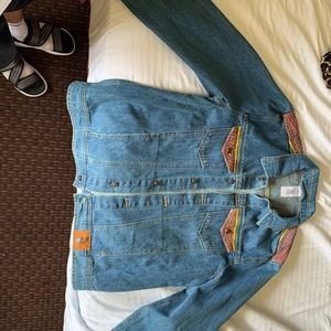 Disney Hercules 25th Male/Female Denim Jean jacket size large New with tags